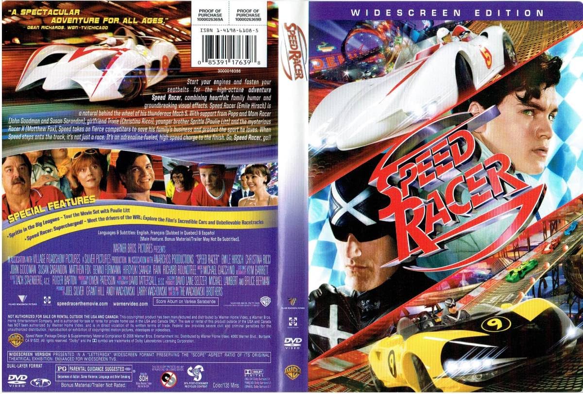 Amazon.co.jp: Speed Racerスピード・レーサー (Full Screen Edition